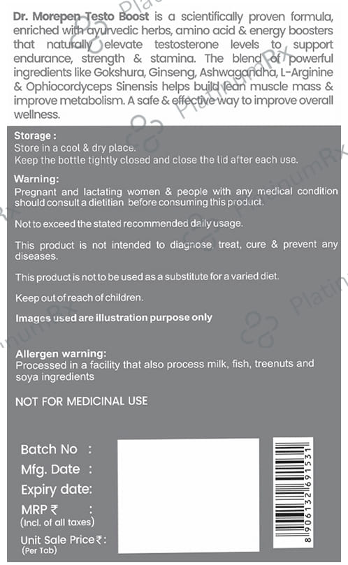 Dr. Morepen Testo Boost Tablet