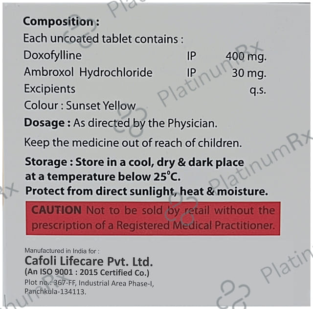 Dozyfyle 30/400mg AX Tablet 10s