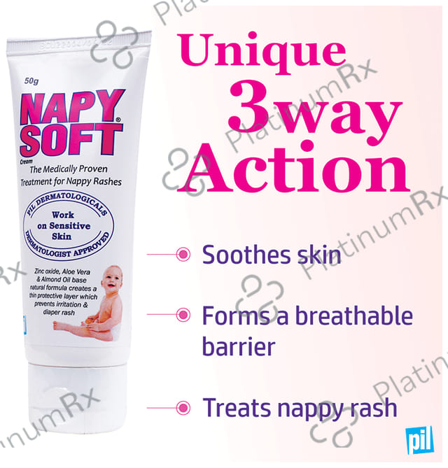 PIL Napy Soft Cream (50gm Each) 2s