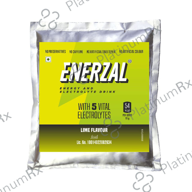 Enerzal Energy & Electrolyte Drink Lime Flavour Powder 1kg