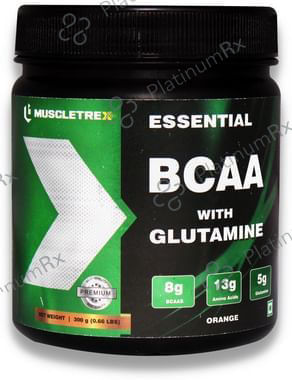 Muscletrex Glutamine Powder Orange 0.66lb