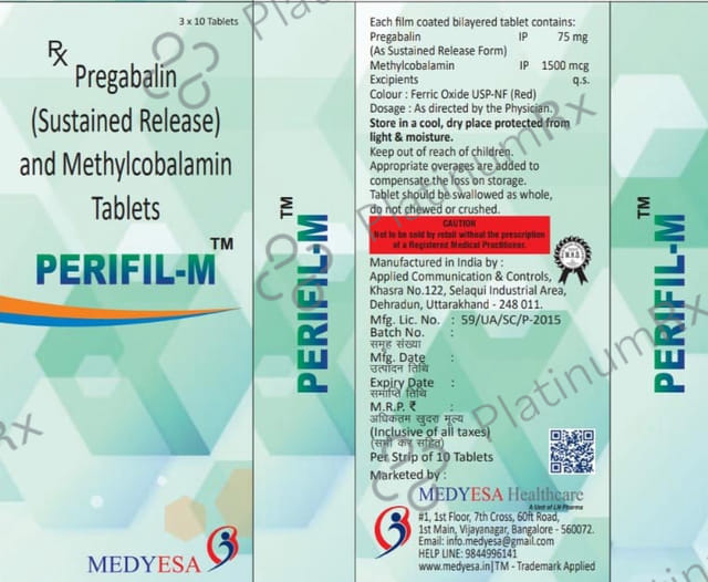 Perifil M Tablet SR 10s