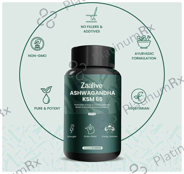 Zaalive Ashwaganda KSM 66 Capsule