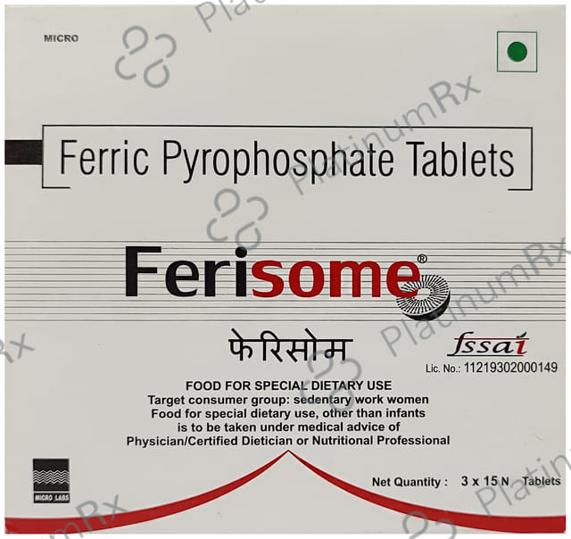 Ferisome 29mg Tablet 15s