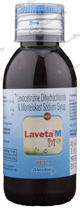 Laveta M 2.5/4mg Syrup 60ml