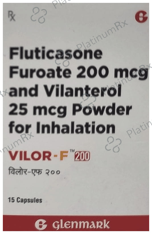 Vilor F 200/25mcg Capsule 15s