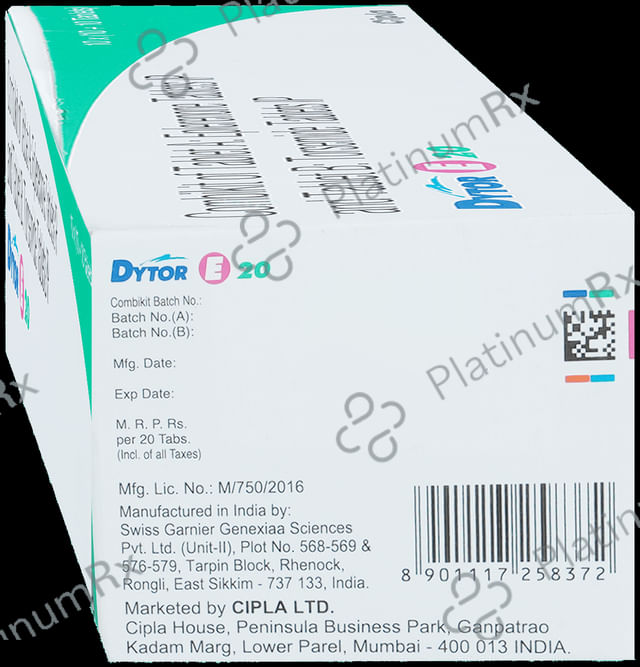 Dytor E 20/25mg Combi Kit 20s