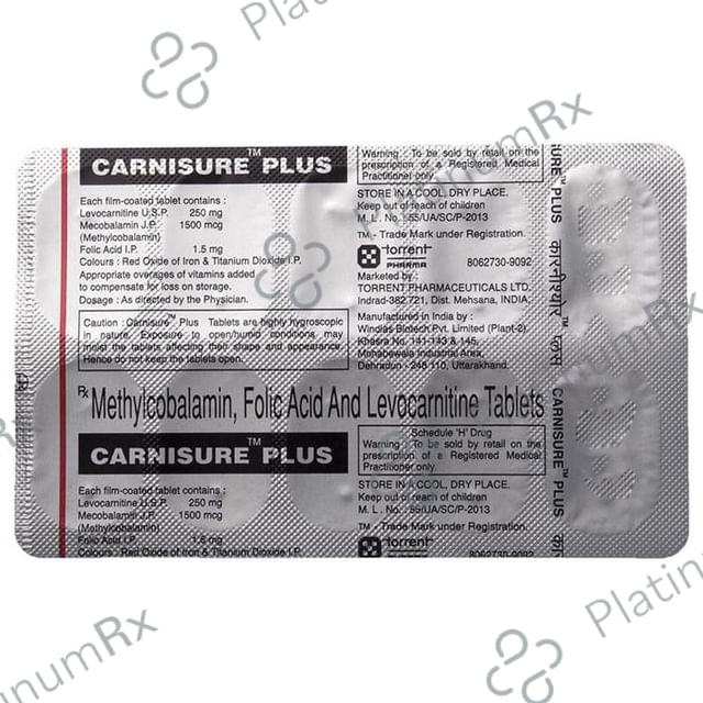 Carnisure Plus Tablet 10s