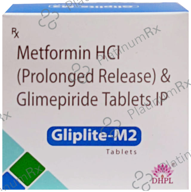 Gliplite M 2mg/500mg Tablet PR