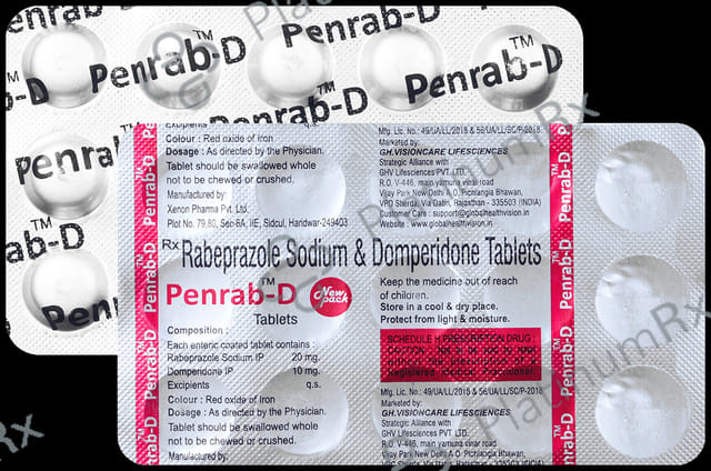 Penrab D 10/20mg Tablet 15s