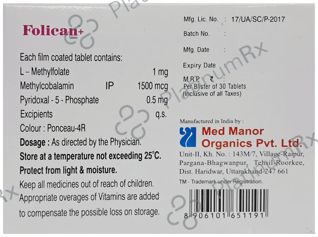 Folican Plus Tablet