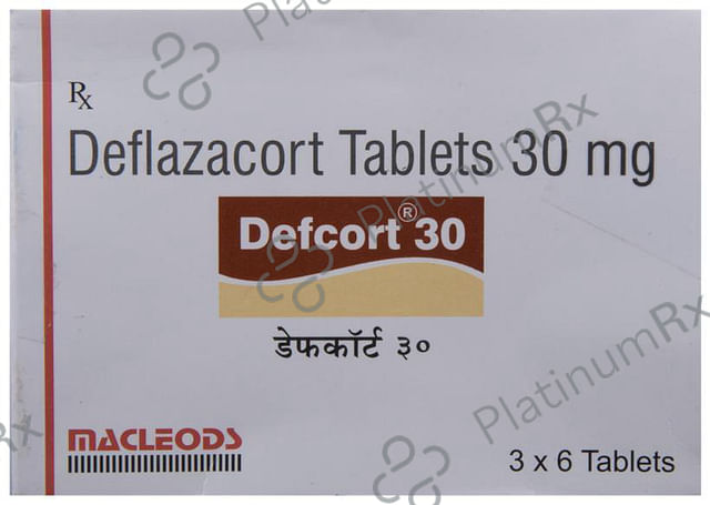 Defcort 30mg Tablet 6s