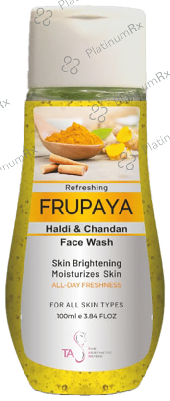 The Aesthetic Sense Frupaya Face Wash Haldi & Chandan