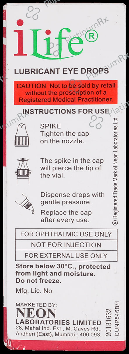 Ilife 0.5% Eye Drop 10ml