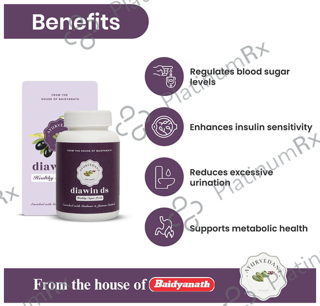 Baidyanath Ayurvedant Diawin DS Tablet