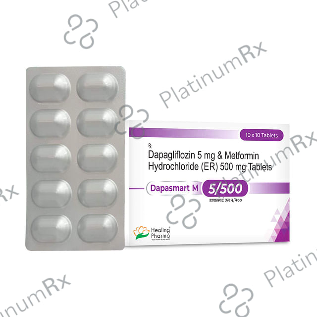 Dapasmart M 5/500mg Tablet 10s