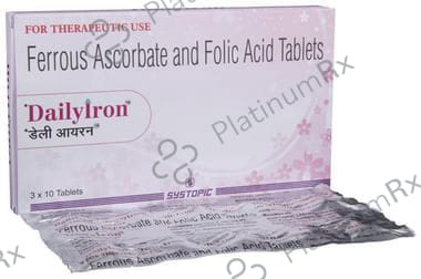 Daily Iron 100/1.5mg Tablet 10s
