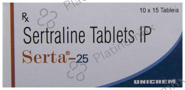Serta 25mg Tablet 15s