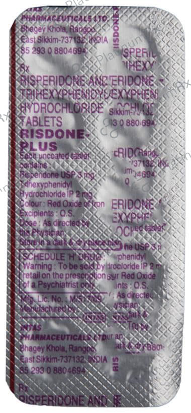 Risdone Plus 3/2mg Tablet 10s