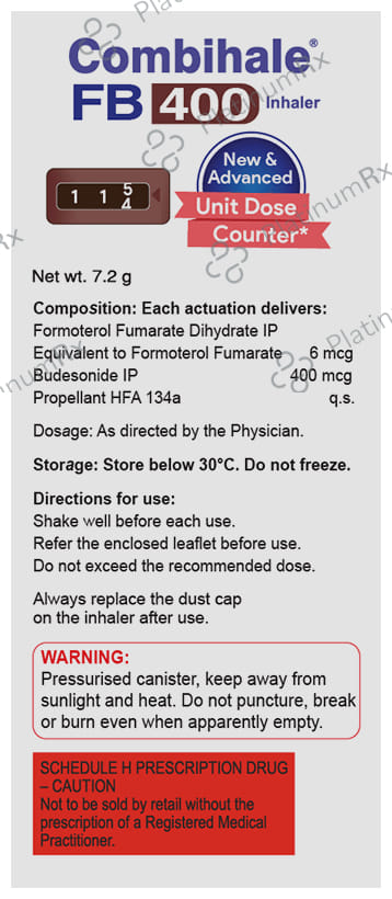 Combihale FB 400/6mcg Inhaler 120MDI