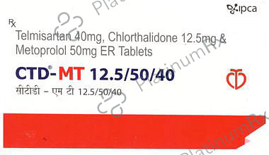CTD MT 12.5/25/40mg Tablet ER 10s