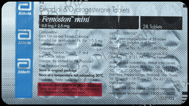 Femoston Mini 2.5/0.5mg Tablet 8s