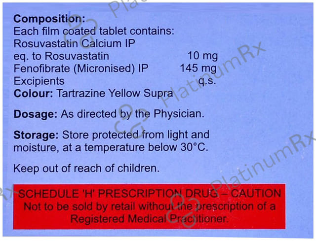Rosquel F 145mg/10mg Tablet