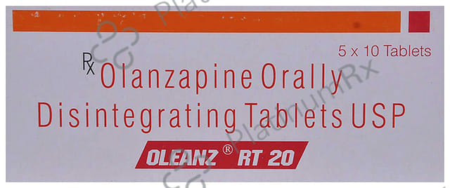 Oleanz RT 20mg Tablet DT 10s