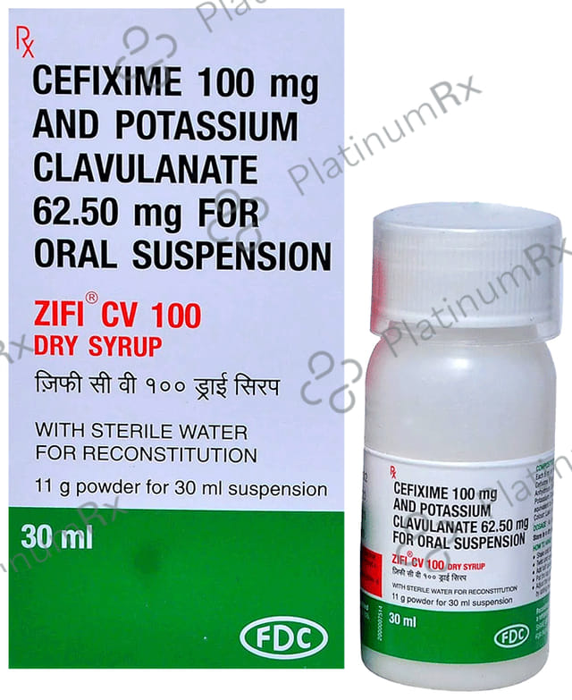 Zifi CV 100/62.5mg Oral Suspension 30ml