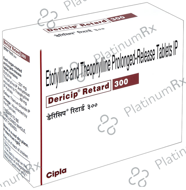 Dericip 300mg Retard PR Tablet 10s