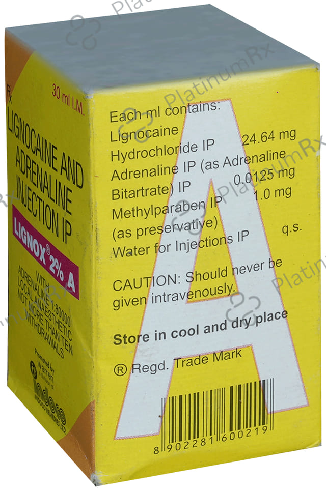Lignox 2% A Injection 30ml