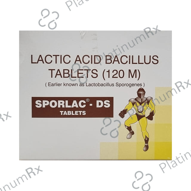 Sporlac DS 120M Tablet 20s