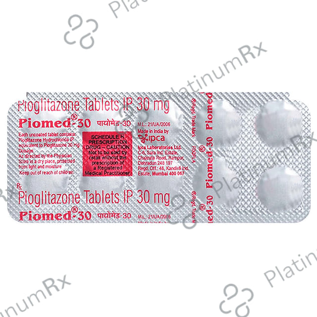 Piomed 30mg Tablet 10s