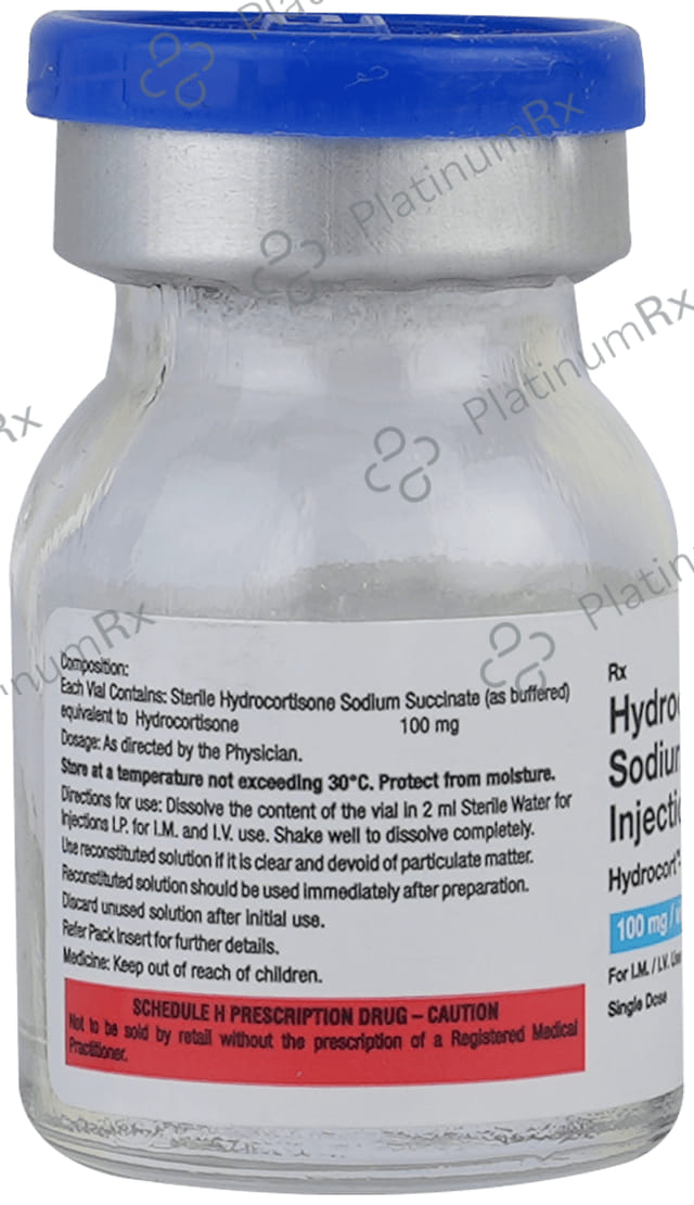 Hydrocort 100mg (WFI) Injection 10ml