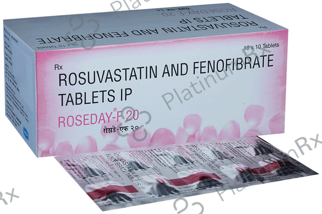 Roseday F 160/20mg Tablet 10s