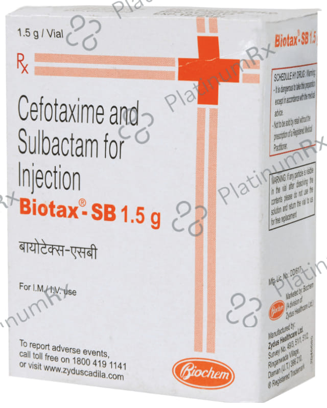 Biotax SB 1000/500mg Injection 1s