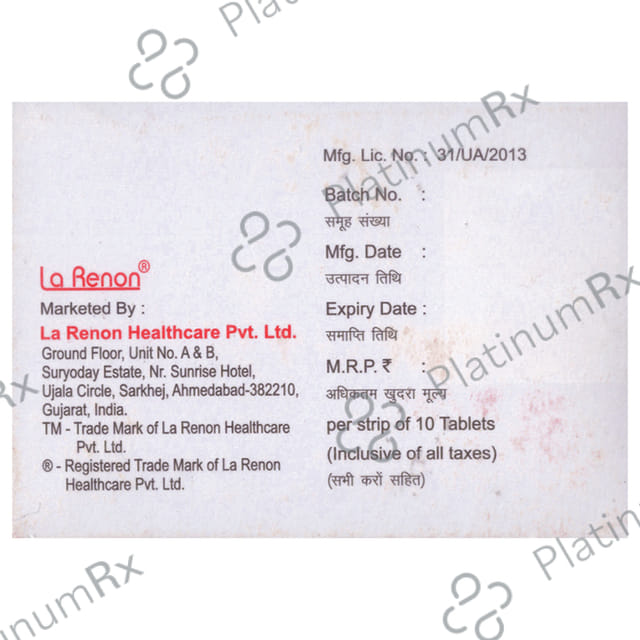 Laformin GV 2/500/0.2mg Tablet ER 10s
