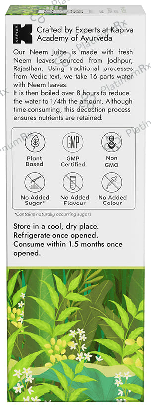 Kapiva Neem Juice - Supports Skin & Hair Health - Helps Boost Immunity & Fight Infections