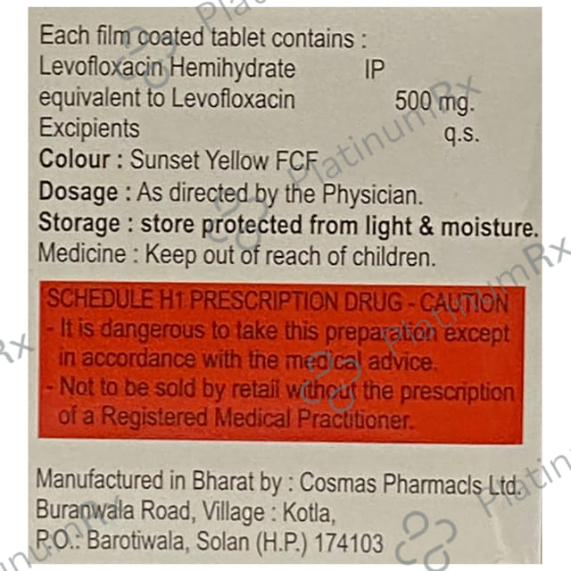 Bacifoe L 500mg Tablet 10s