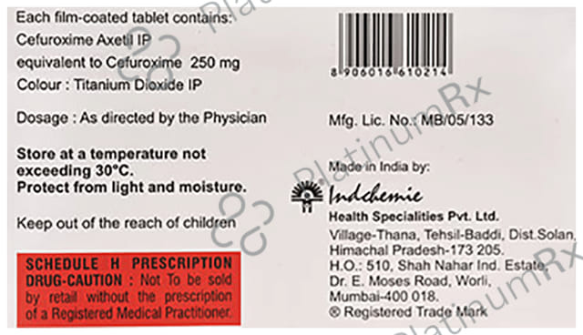 Zenoxim 250mg Tablet 10s