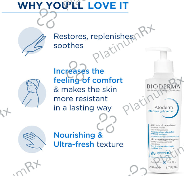 Bioderma Atoderm Intensive Gel Cream 200ml