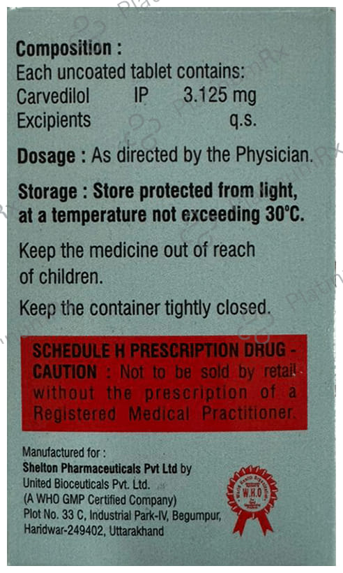 Carvihep 3.125 Tablet