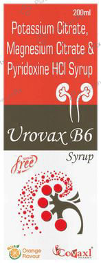 Urovax B6 Syrup Orange Sugar Free