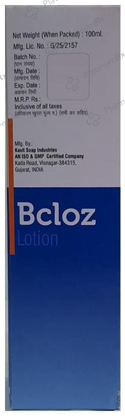 Bcloz Lotion 100ml