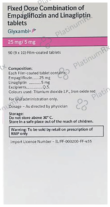 Glyxambi 25/5mg Tablet 10s