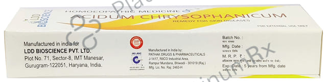 LDD Bioscience Acidum Chrysophanicum Ointment