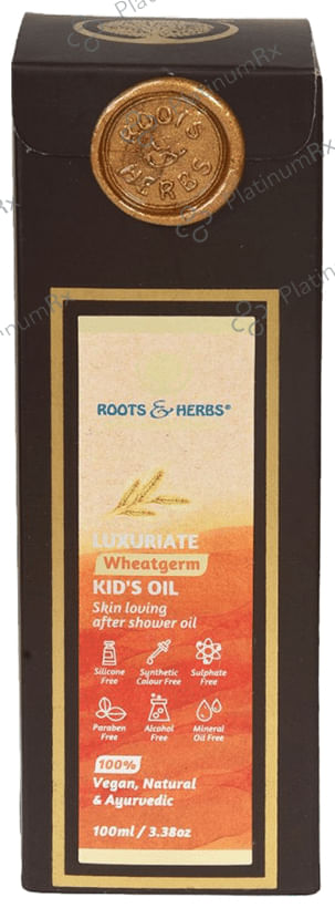 Roots and Herbs Luxuriate Wheatgerm Kid's After Shower Oil