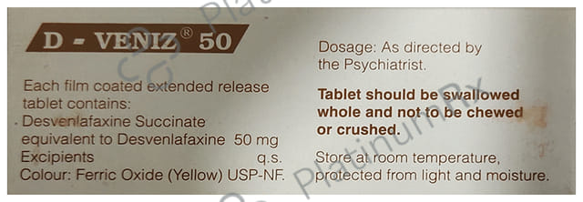 D Veniz 50mg Tablet ER 10s