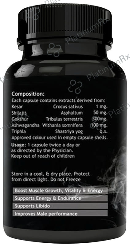 Big Rocket Man's Health Testosterone Booster Ayurvedic Capsule