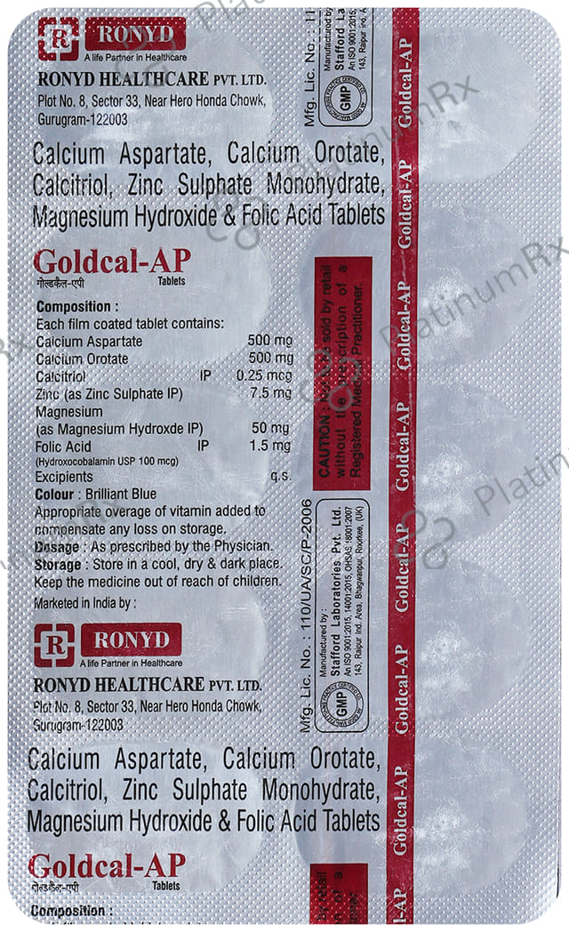 Goldcal AP Tablet 10s